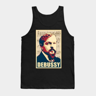 Claude Debussy musical notes Tank Top